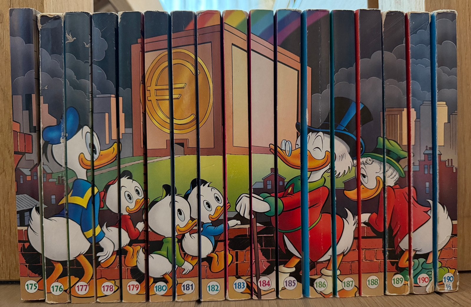 Donald Duck pockets 175 - 190,5 complete rugtekening, Boeken, Complete serie of reeks, Ophalen of Verzenden, Gelezen, Europa