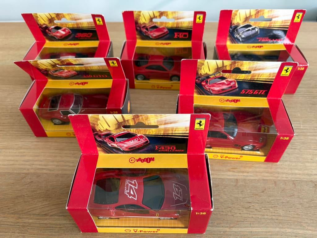 Vintage Ferrari reeks diecast auto’s Shell V power 2006, Ophalen of Verzenden, Nieuw