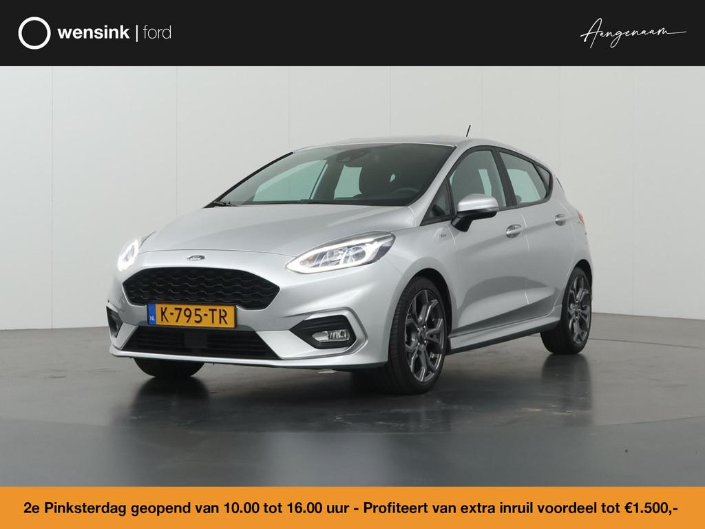 Ford Fiesta 1.0 EcoBoost Hybrid ST-Line X | Navigatie | B&O, Auto's, Ford, Voorwielaandrijving, Gebruikt, 49 €/maand, Origineel Nederlands