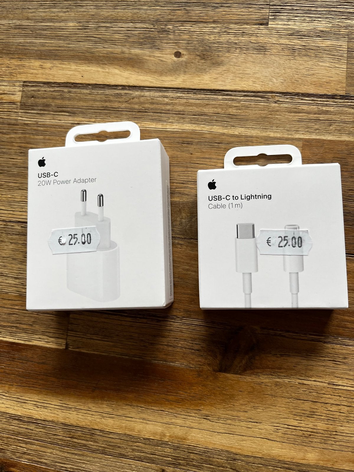 Apple USB-C 20W Power Adapter en Lightning Kabel, Ophalen of Verzenden, Nieuw, Snoer of kabel, Apple
