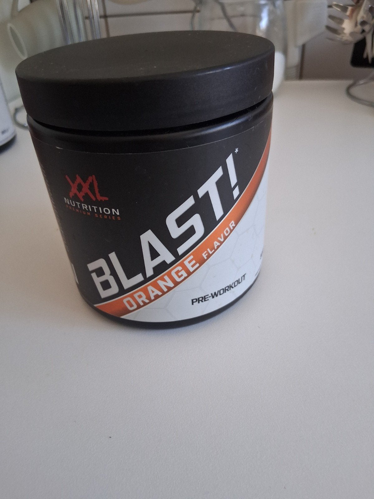 XXL Nutrition Blast Pre Workout Orange 300 gr, Sport en Fitness, Ophalen of Verzenden, Nieuw, Poeder of Drank