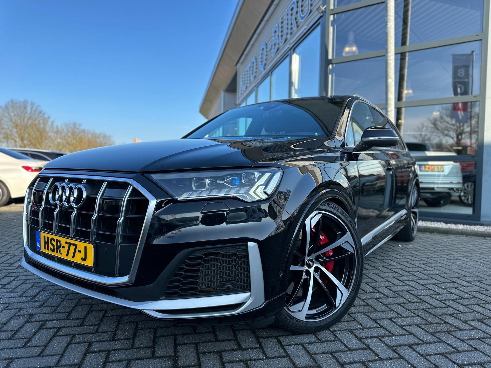 Audi Q7 4.0 TFSI SQ7 quattro 7 Persoons | 700 PK | Matrix Le, Auto's, Audi, Gebruikt, 7 stoelen, Zwart, Bedrijf