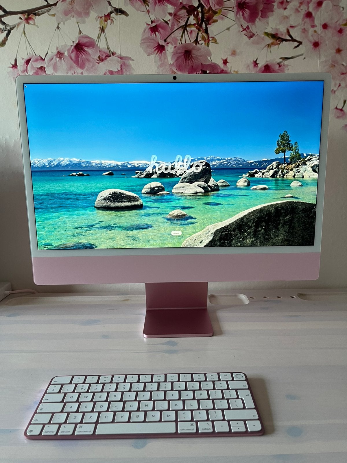 Apple iMac 24-inch roze - inclusief 3 jaar FIX-verzekering, Computers en Software, Apple Desktops, Ophalen, Zo goed als nieuw