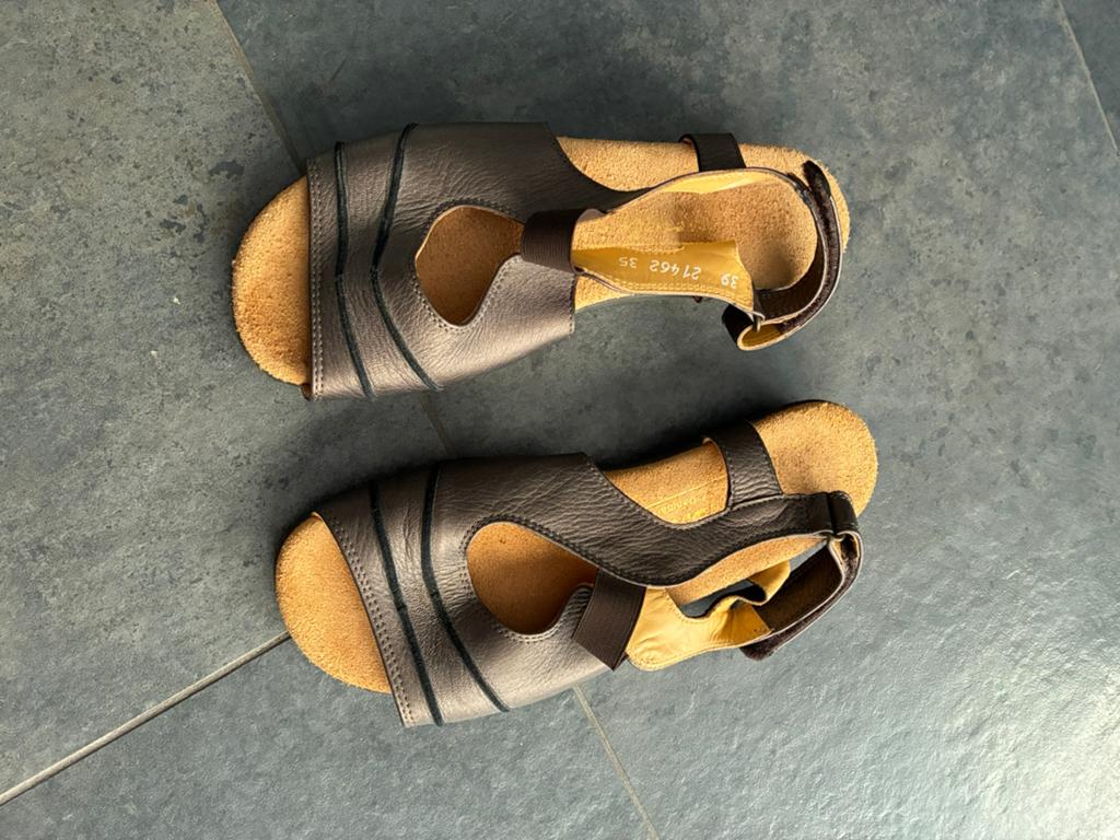 Dansko leren sandalen zgan 39, Ophalen of Verzenden, Zo goed als nieuw, Sandalen of Muiltjes