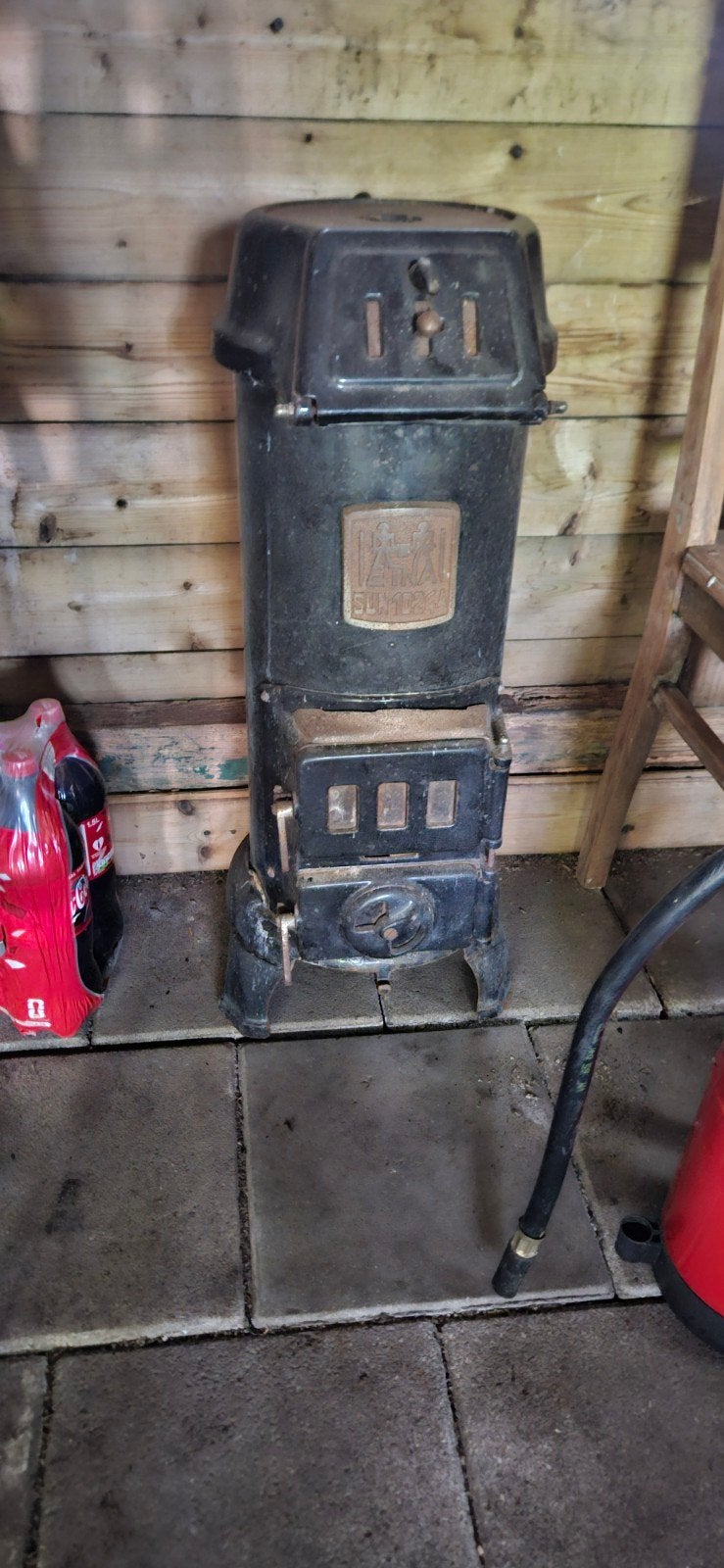 klassieke antieke potkachel, Huis en Inrichting, Kachels, Ophalen, Gebruikt, Hout, Houtkachel