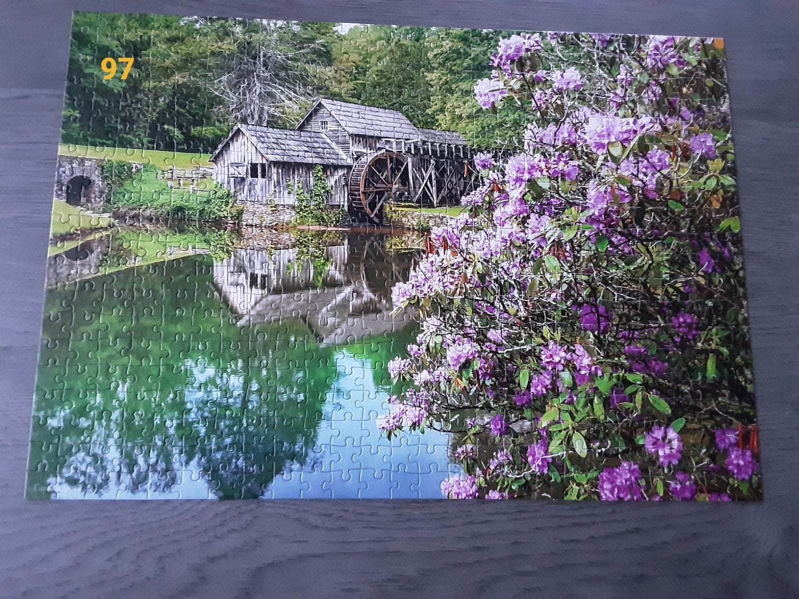 puzzel 500 stukjes compleet mill bij the pond Castorland, Ophalen of Verzenden