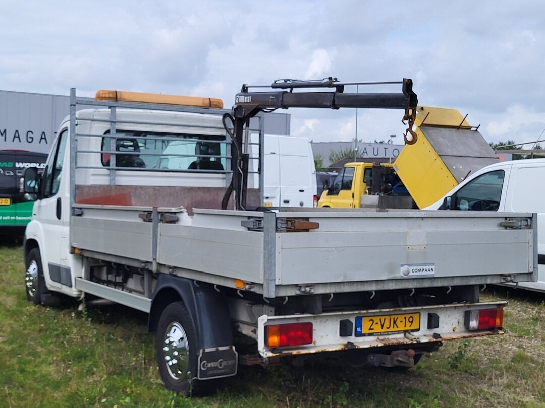 Fiat Ducato Open Box, HIAB Kraan 101pk 33 2.2 MulitiJet MLH1, Auto's, Euro 5, 101 pk, Gebruikt, 2700 kg