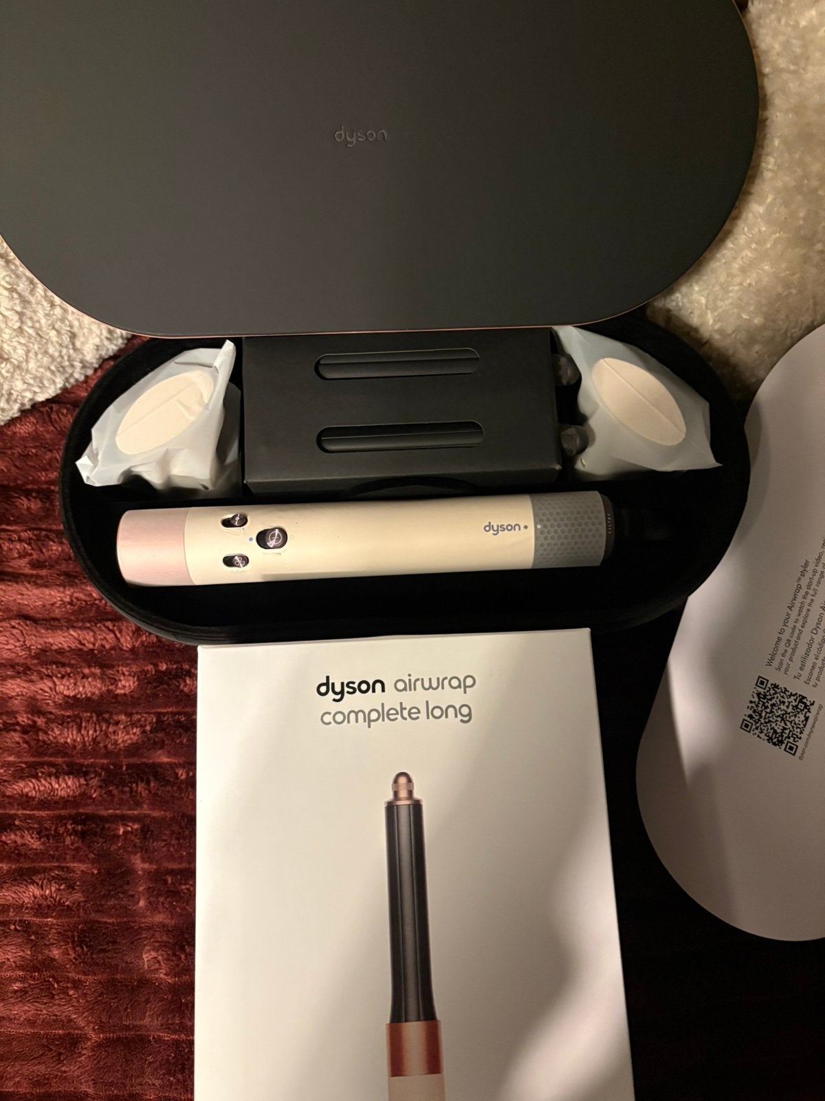 Dyson airwrap complete ceramic pink - nieuw, Sieraden, Tassen en Uiterlijk, Ophalen of Verzenden, Nieuw, Krultang of Stijltang