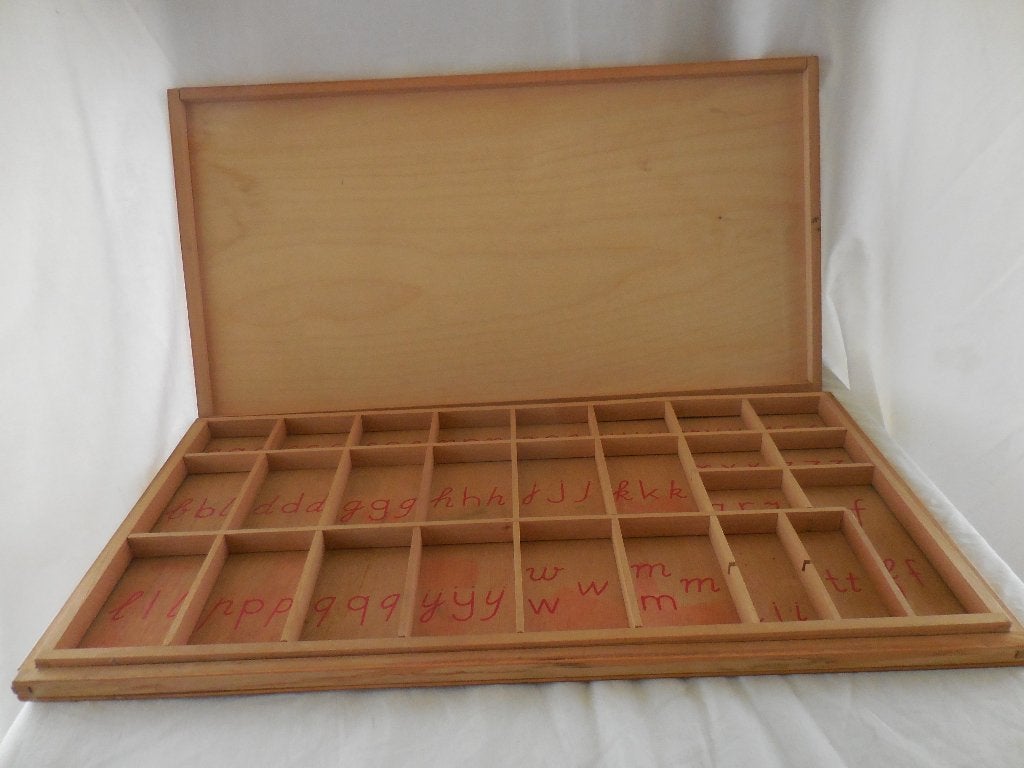 Houten Letterdoos (leeg), Ophalen, Gebruikt