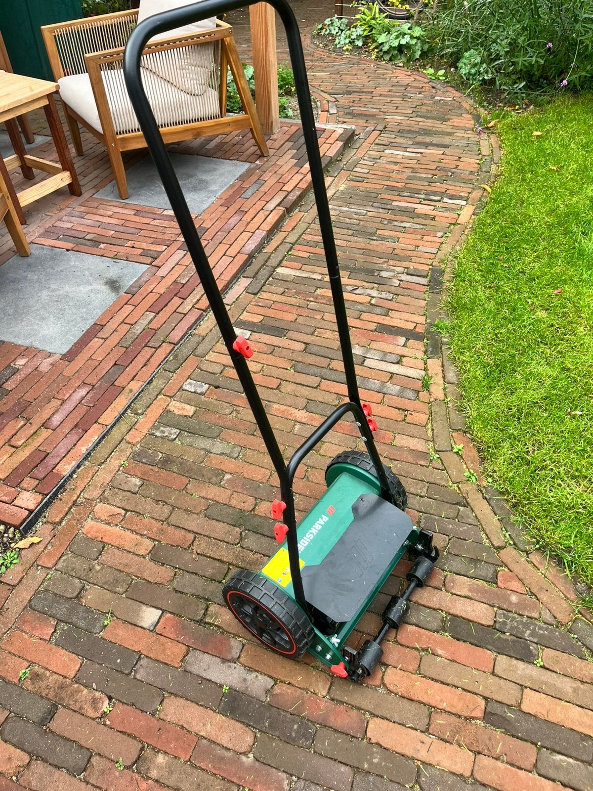 Parkside grasmaaier, Tuin en Terras, Ophalen, Gebruikt, Handgrasmaaier