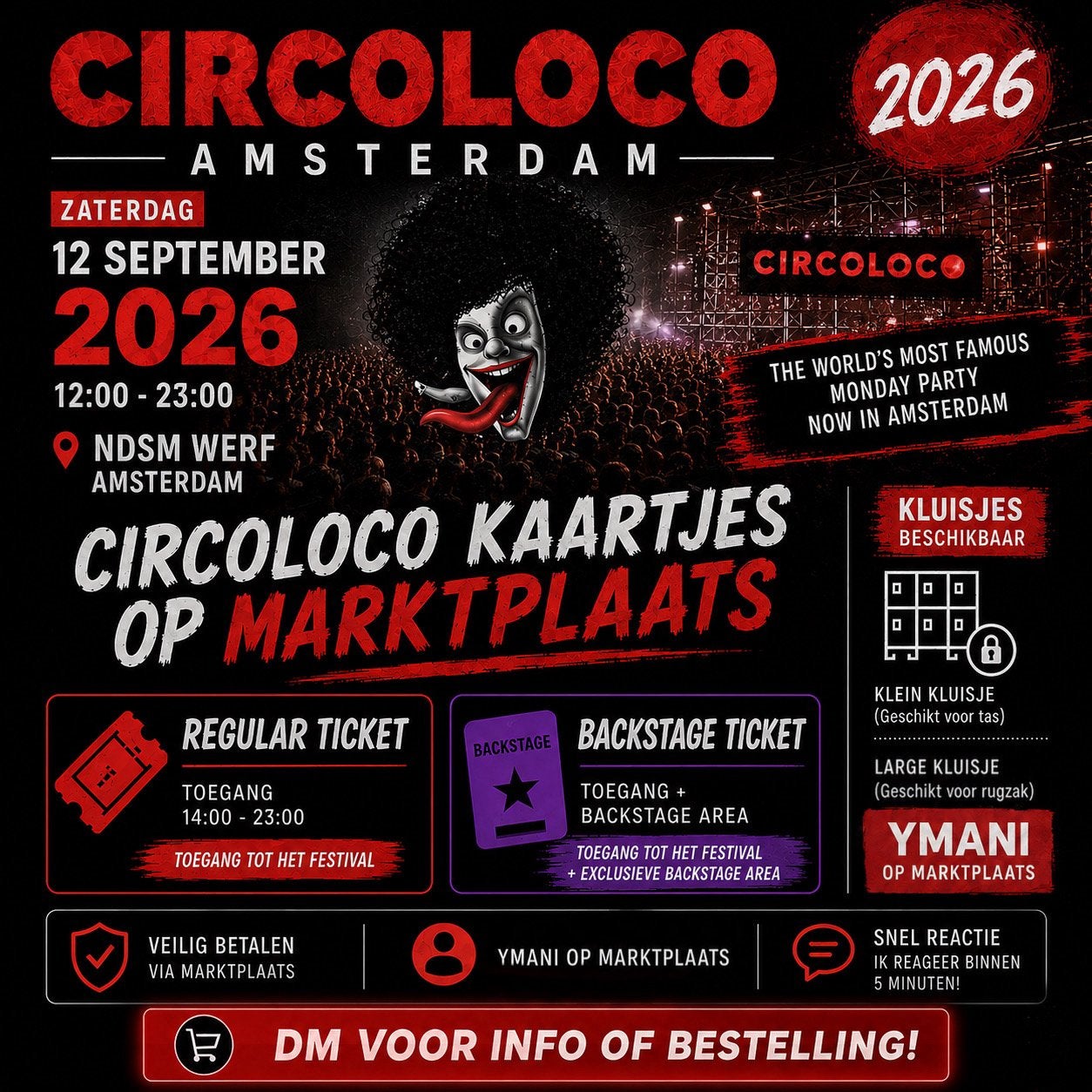 Circoloco Amsterdam, Drie personen of meer