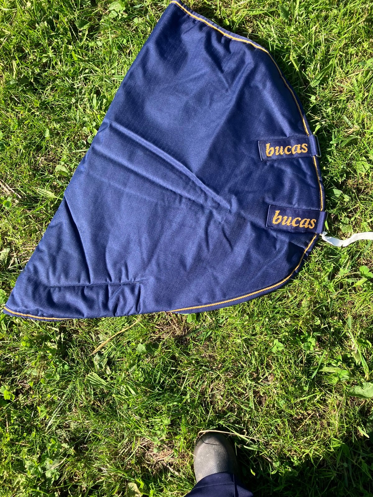 Pony deken halsstuk bucas irisj t/o combi neck small, Ophalen of Verzenden, Zo goed als nieuw