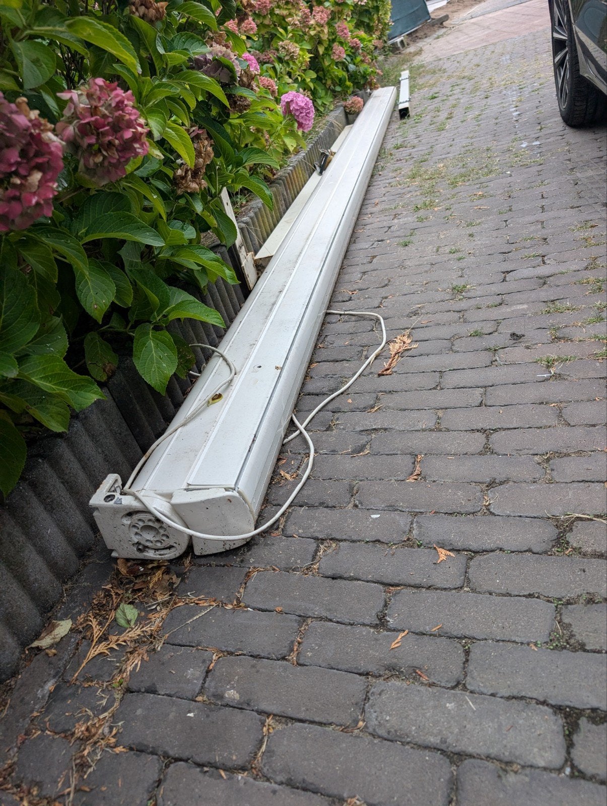 verano elektrisch zonnescherm, Tuin en Terras, Zonneschermen, Ophalen, Gebruikt, 450 cm of meer, Elektrisch