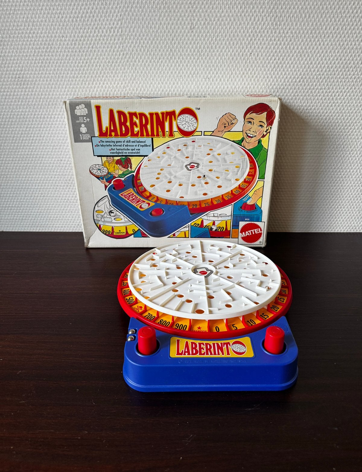 Vintage Bordspel Mattel Laberinto voor 1 Speler 80s Compleet ...