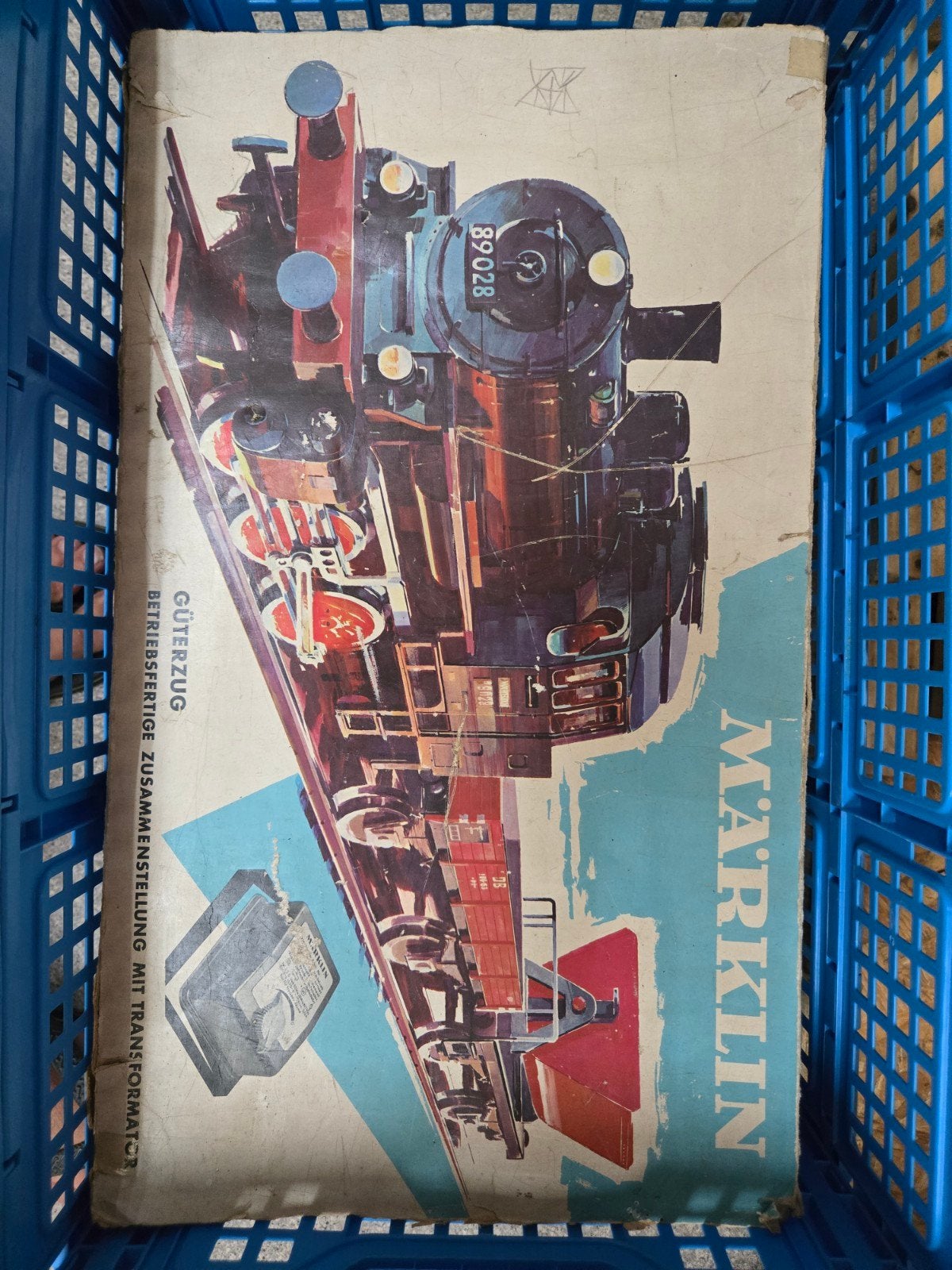 Märklin Goederentrein met Locomotief en Transformator, Ophalen of Verzenden, Gebruikt, Wisselstroom, Märklin