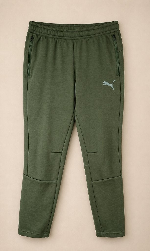 jogging broek dames khaki M Puma, Maat 38/40 (M), Overige typen, Zo goed als nieuw, Groen