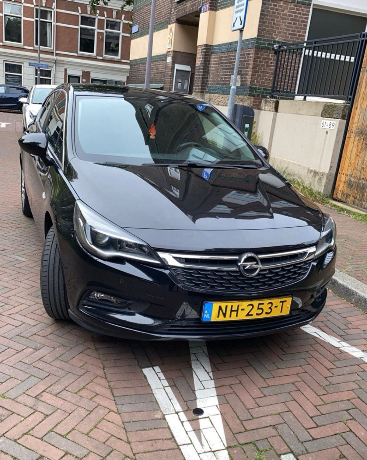 Opel Astra 1.0 Turbo 77KW 5D 2017 Zwart, Auto's, Zwart, Origineel Nederlands, Handgeschakeld, Particulier