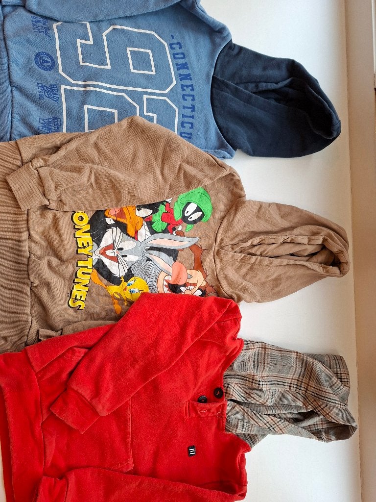 Set 3 hoodies H&M / Seven One Seven jongens maat 110, Gebruikt, Trui of Vest, Jongen, Diverse merken