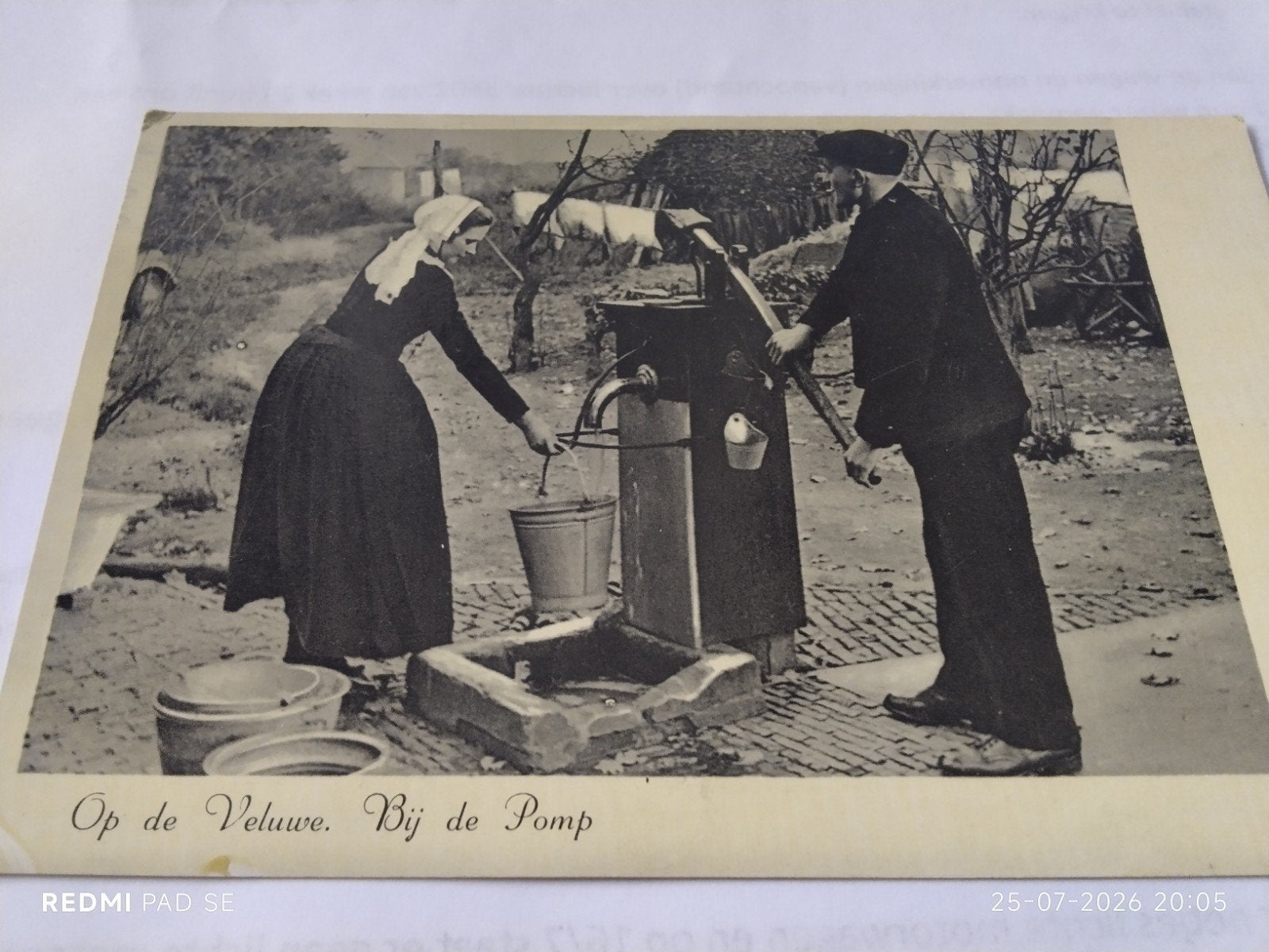 Oorlogskaart 1942 - Op de Veluwe, Bij de Pomp, Ophalen of Verzenden, 1940 tot 1960, Gelderland