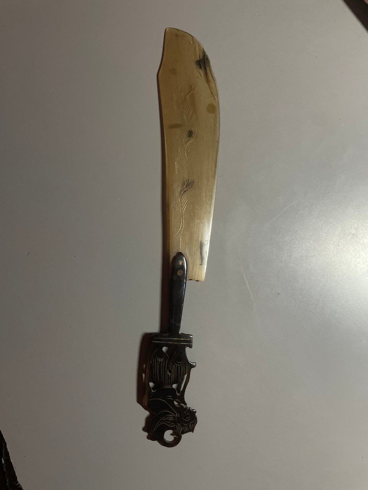Antiek Filipijns/Indonesisch  brievenopener, Ophalen of Verzenden