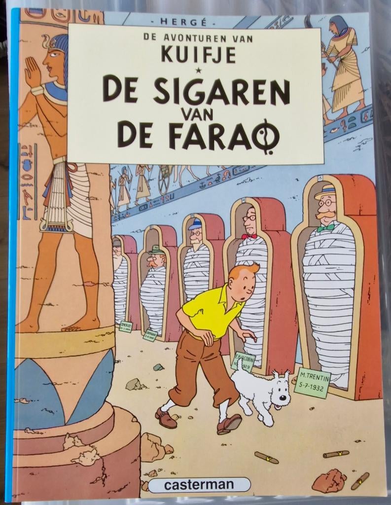 Stripboek kuifje sigaren van de farao, Boeken, Stripboeken, Eén stripboek, Ophalen of Verzenden, Zo goed als nieuw, Hergé