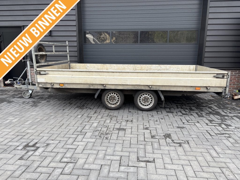 Hapert Plateauwagen aanhanger aanhangwagen tandemasser 4 x 2, Gebruikt