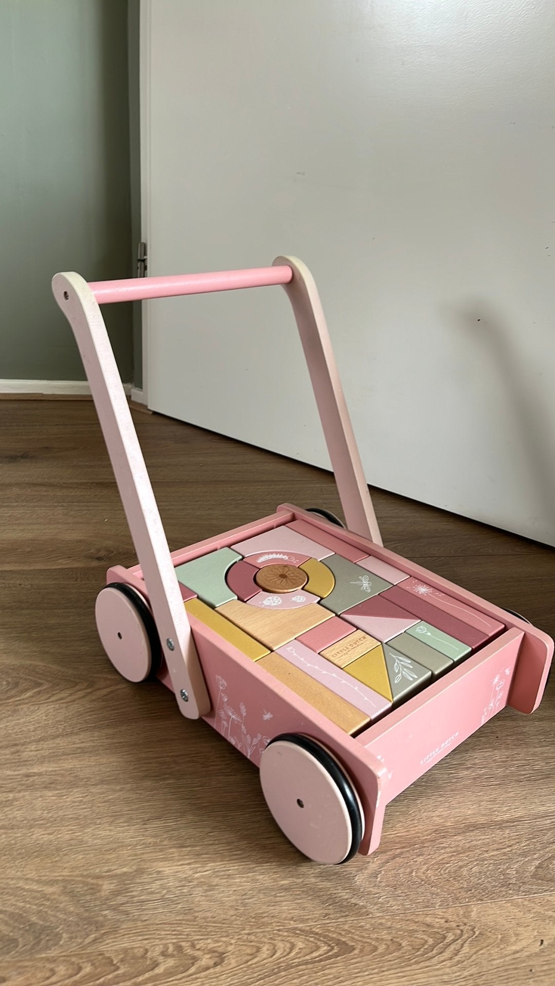 Little Dutch blokkenkar, Kinderen en Baby's, Speelgoed | Houten speelgoed, Ophalen, Zo goed als nieuw