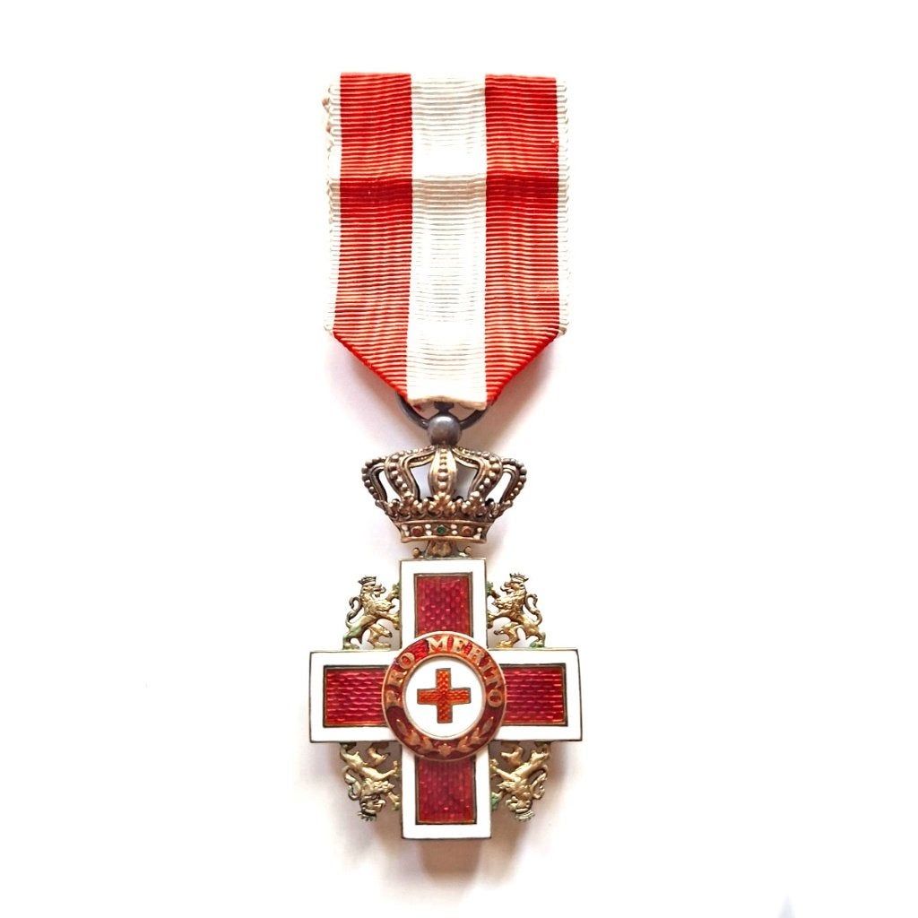 medaille onderscheiding verdienste Rode Kruis - zie info, Verzamelen, Ophalen of Verzenden, Landmacht, Nederland, Lintje, Medaille of Wings