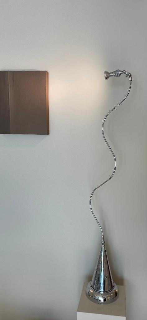 Vintage Memphis Lamp, Huis en Inrichting, Ophalen, Jaren 80 Memphis Modern Strak Minimalistisch, Zo goed als nieuw, Metaal