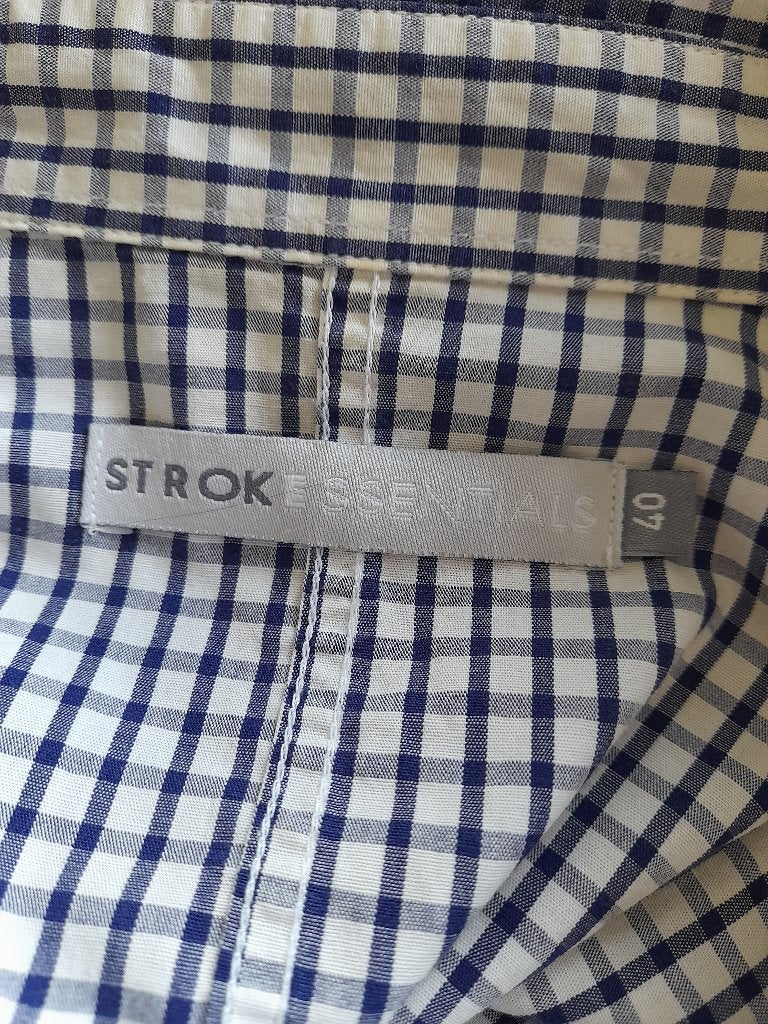 wikkel blouse STROKE blauw wit 40 -GRATIS zend, Kleding | Dames, Verzenden, Nieuw, Maat 38/40 (M), Blauw