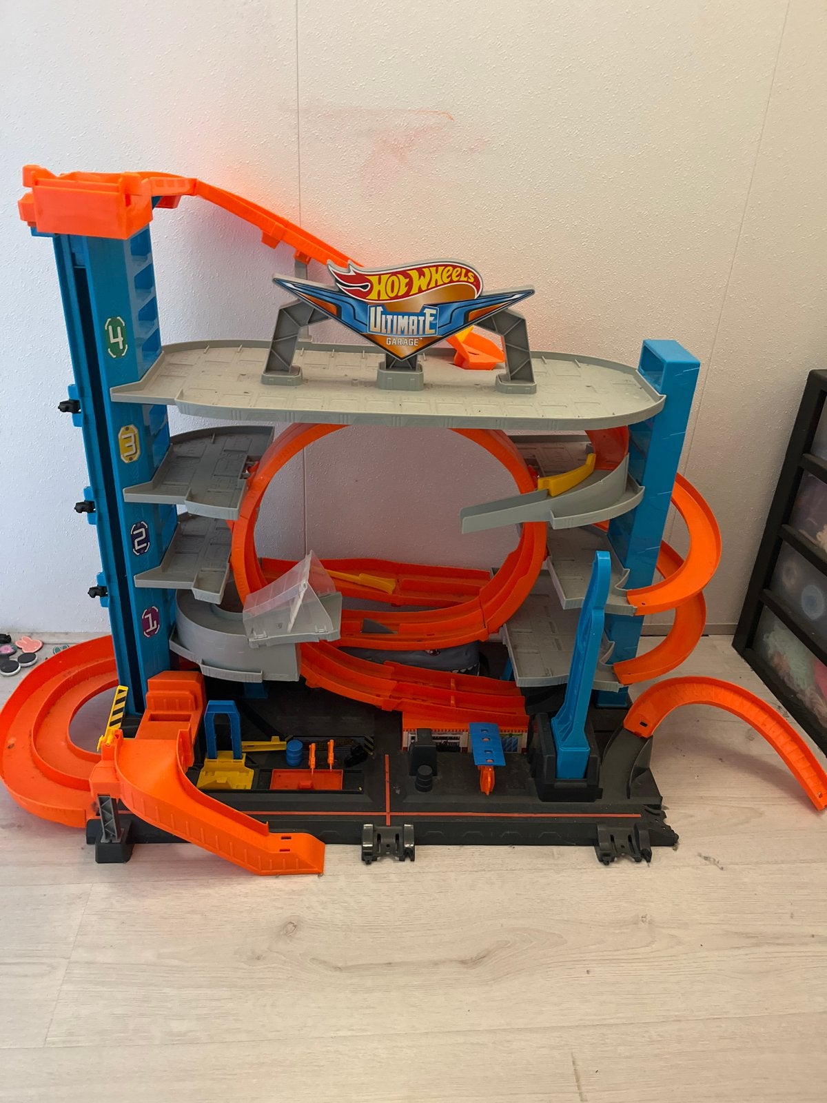 Hot Wheels Ultimate Garage Racebaan, Kinderen en Baby's, Speelgoed | Racebanen, Ophalen, Hot Wheels, Racebaan, Gebruikt