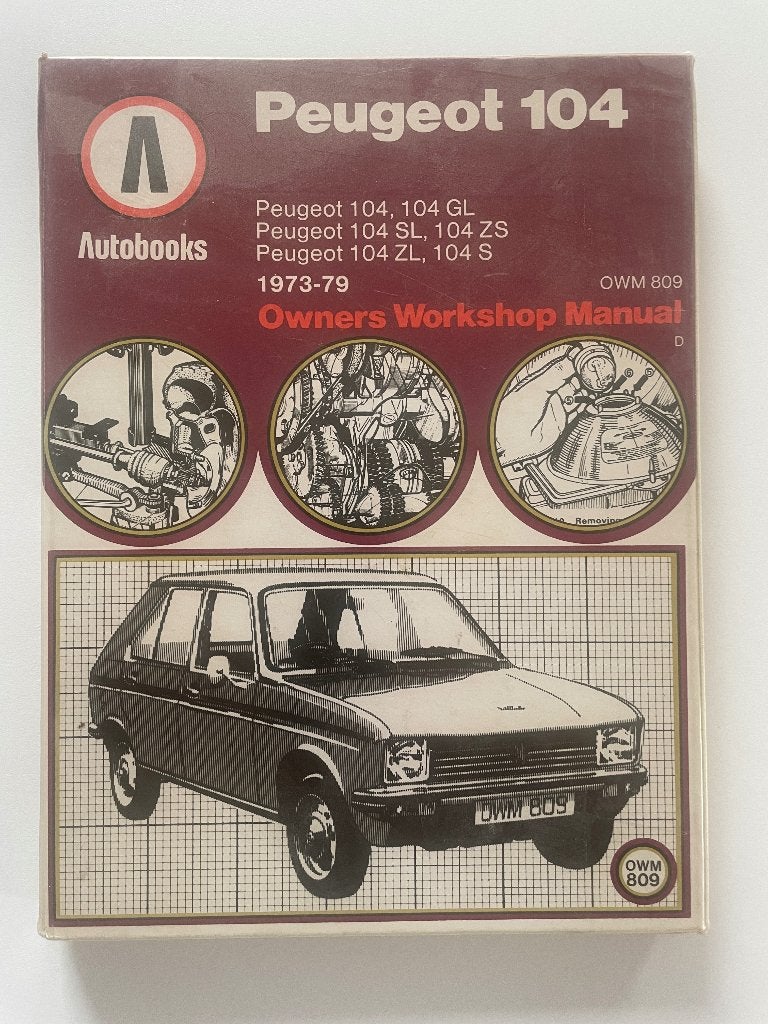 Autobooks werkplaatshandboek Peugeot 104 (1973-1979), Auto diversen, Handleidingen en Instructieboekjes, Ophalen of Verzenden