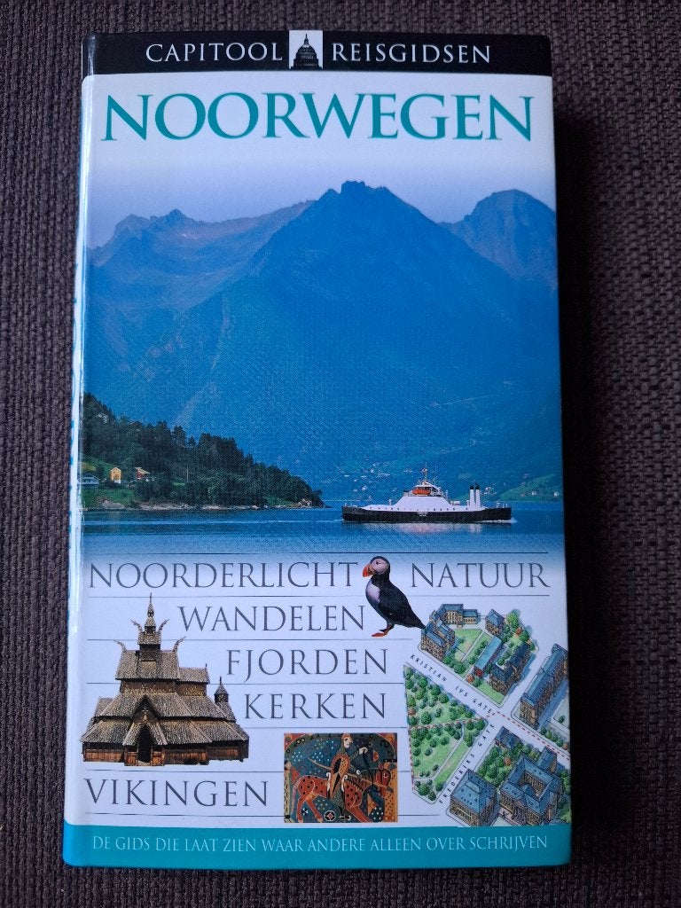 Capitool Reisgids Noorwegen: Noorderlicht, Fjorden, Vikingen, Boeken, Reisgidsen, Gelezen, Capitool, Europa, Ophalen of Verzenden