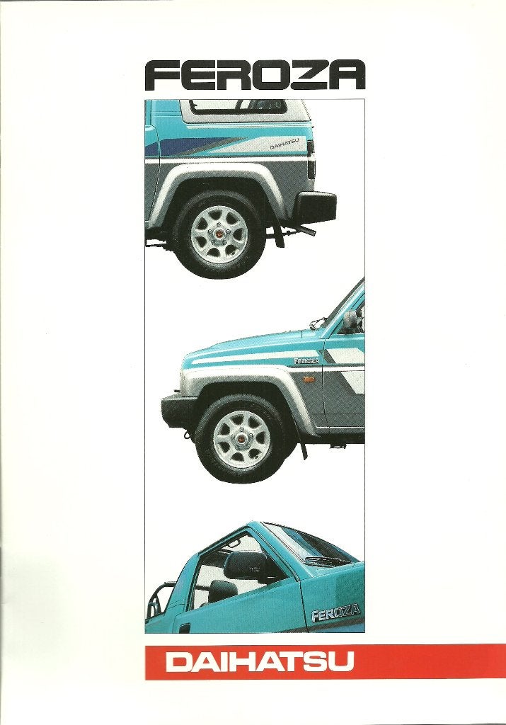 Daihatsu Feroza terrein-cabriolet folder, Ophalen of Verzenden, Zo goed als nieuw, Overige merken