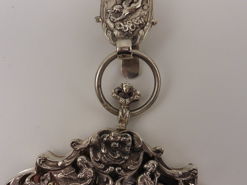 Zilveren tasbeugel met haak                             Z227, Ophalen of Verzenden, Zilver
