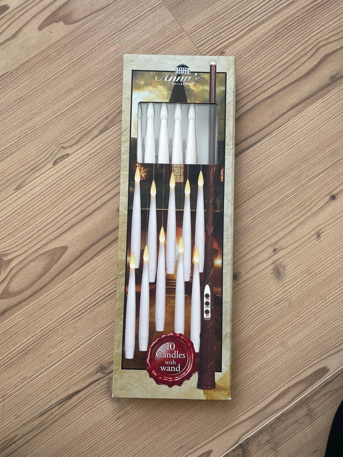 Kaarsen met zuignap en toverstok afstandsbediening, Kunststof, Nieuw, Ophalen of Verzenden, Kaars