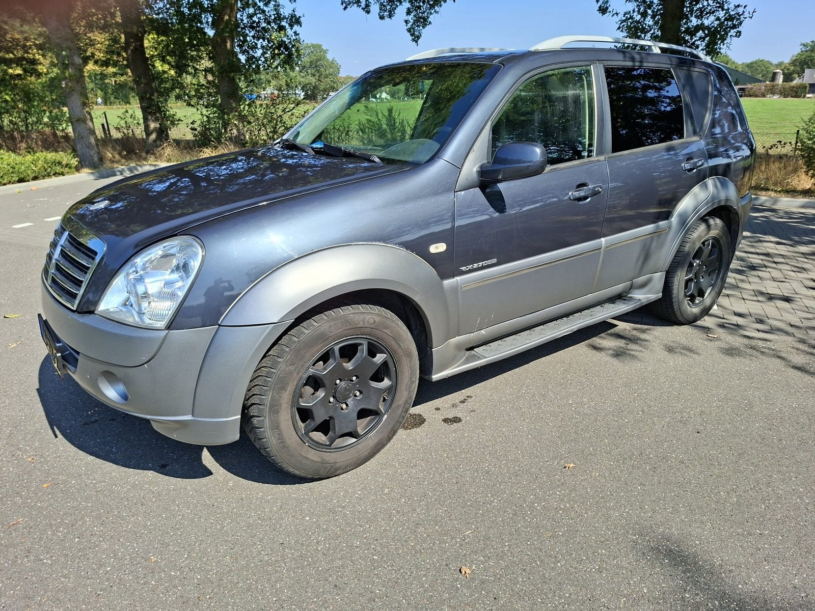 SsangYong Rexton 2.7 AWD grijs kenteken, Auto's, Automaat, 186 pk, 0 kg, 2696 cc