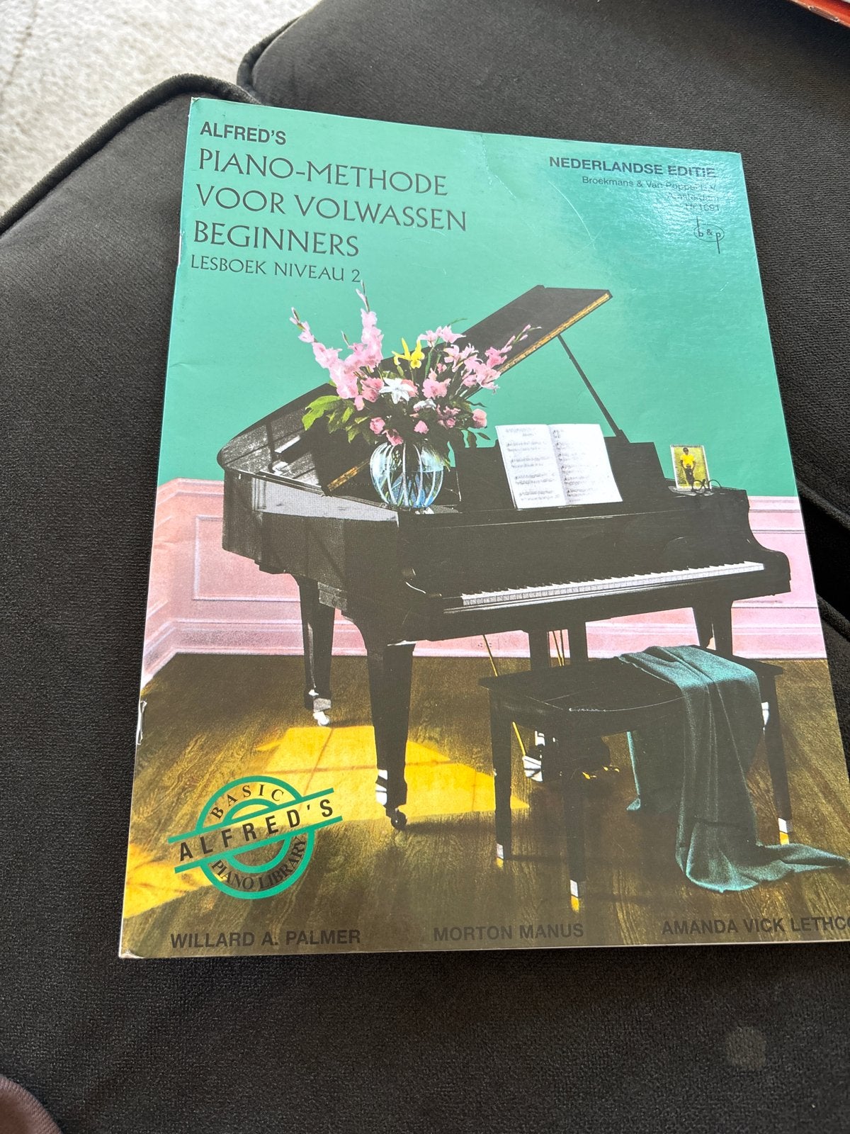 Alfred's Piano Methode voor Volwassen Beginners Lesboek 2, Gebruikt, Overige genres, Les of Cursus, Ophalen of Verzenden
