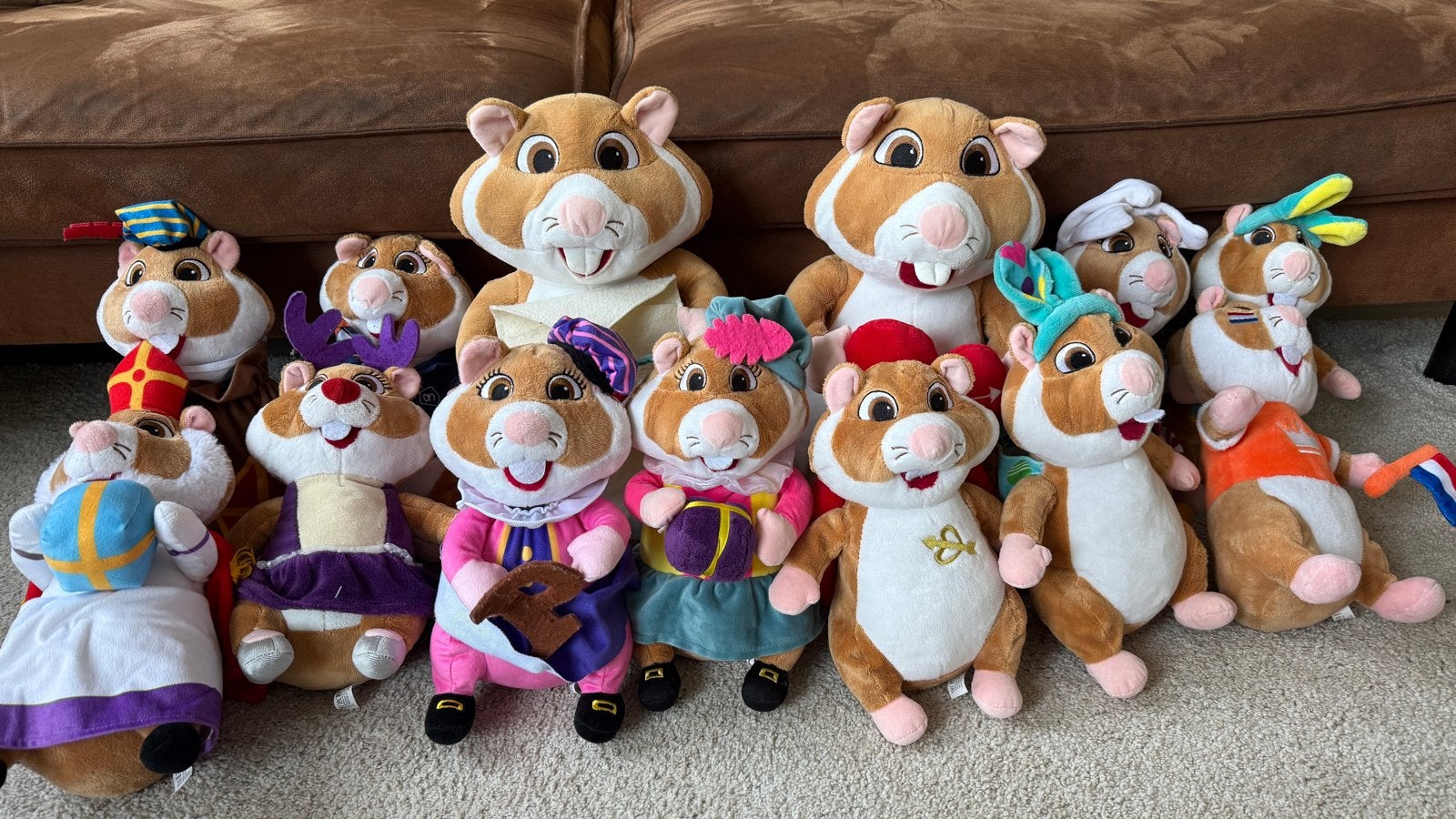 13 Albert Heijn Hamsters (2 grote, 11 normale), Ophalen, Albert Heijn, Hamster, Zo goed als nieuw
