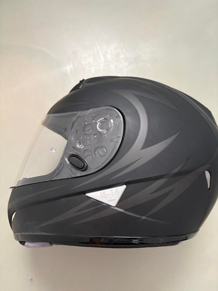 HJC IS-16 Integraalhelm - Mat Zwart met Patroon, XS, Dames, HJC, Ophalen of Verzenden