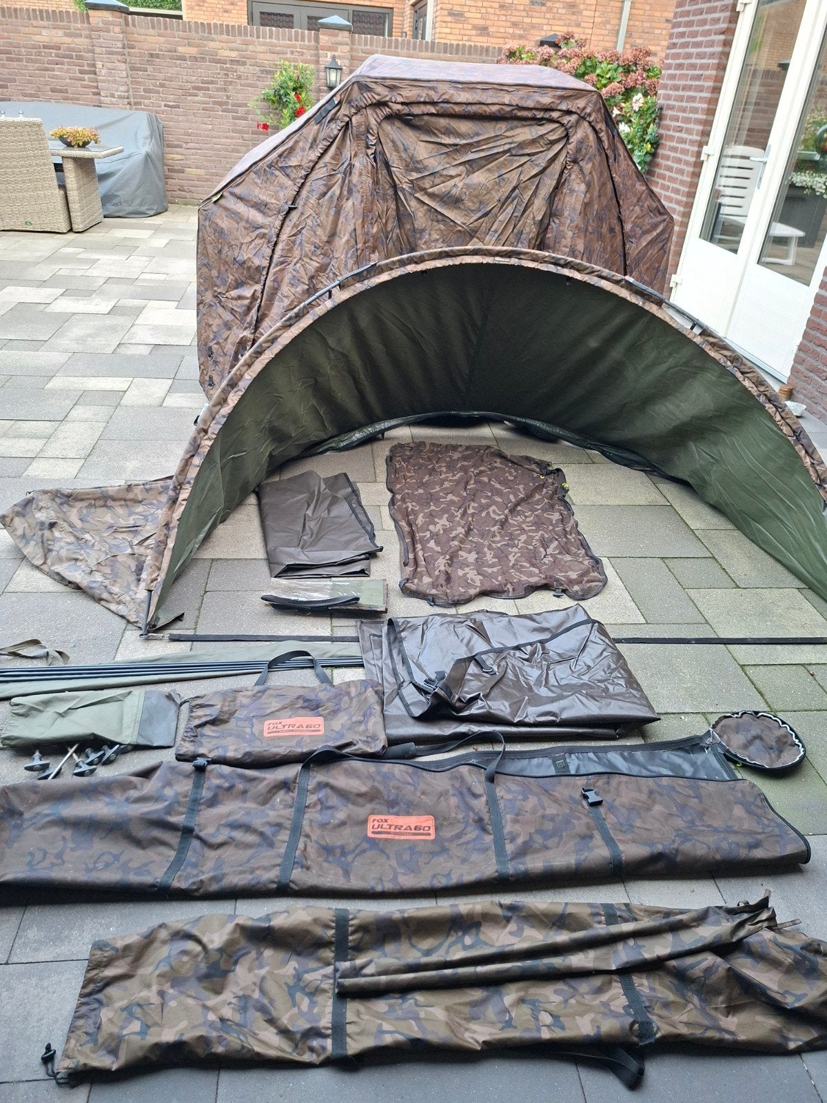 Schitterende Fox Ultra 60 Brolly met Extension., Ophalen, Zo goed als nieuw, Overige typen