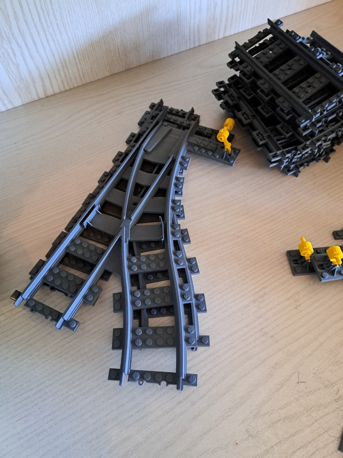 Lego treinrails en wissels