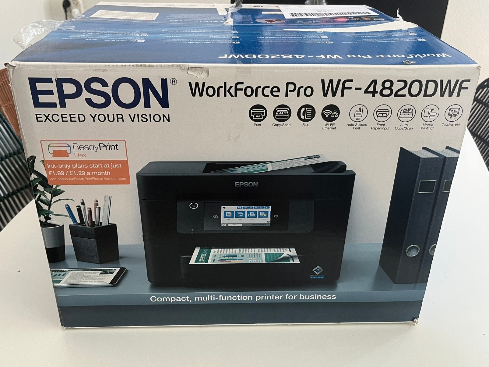 Nagenoeg nieuwe Epson printer, Inkjetprinter, All-in-one, Zo goed als nieuw, Scannen