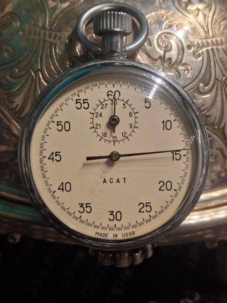3 stuks Agat Russische Stopwatch, Ophalen of Verzenden