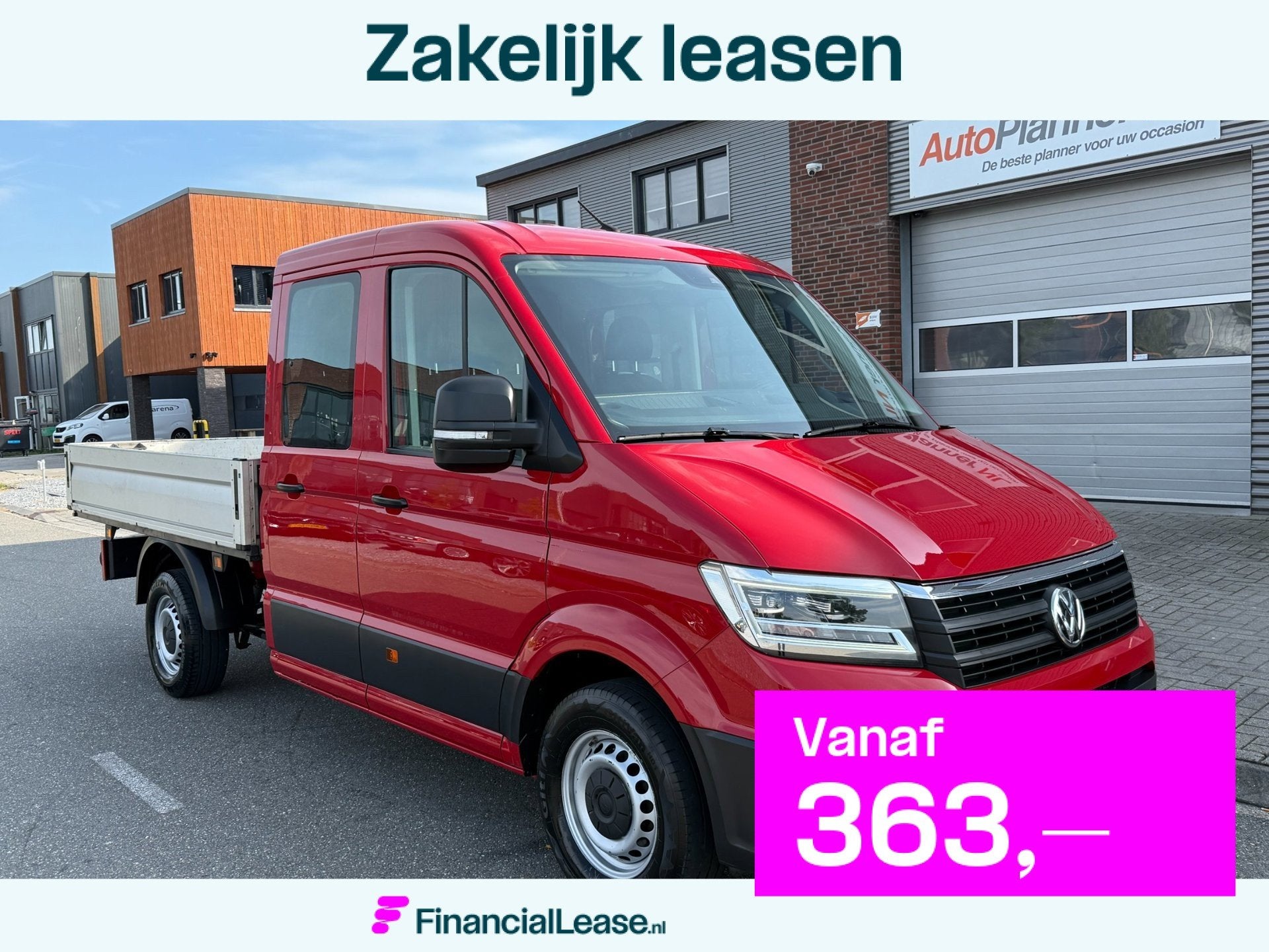 Volkswagen Crafter 35 2.0 TDI L3 DC Highline! 7-Pers.! Navi!, Auto's, Bestelauto's, Bedrijf, Lease, Financial lease, ABS, Airbags