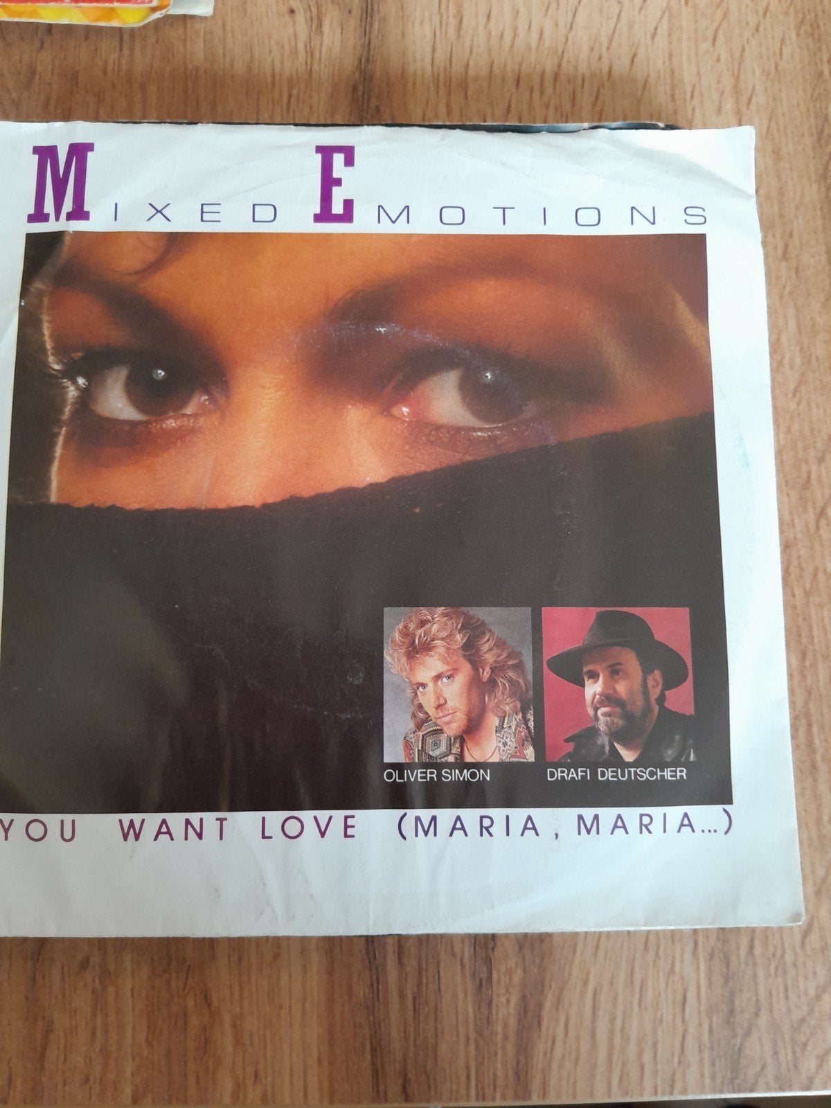 mixed emotions 7inch you want love, Cd's en Dvd's, Ophalen of Verzenden, Zo goed als nieuw, Pop