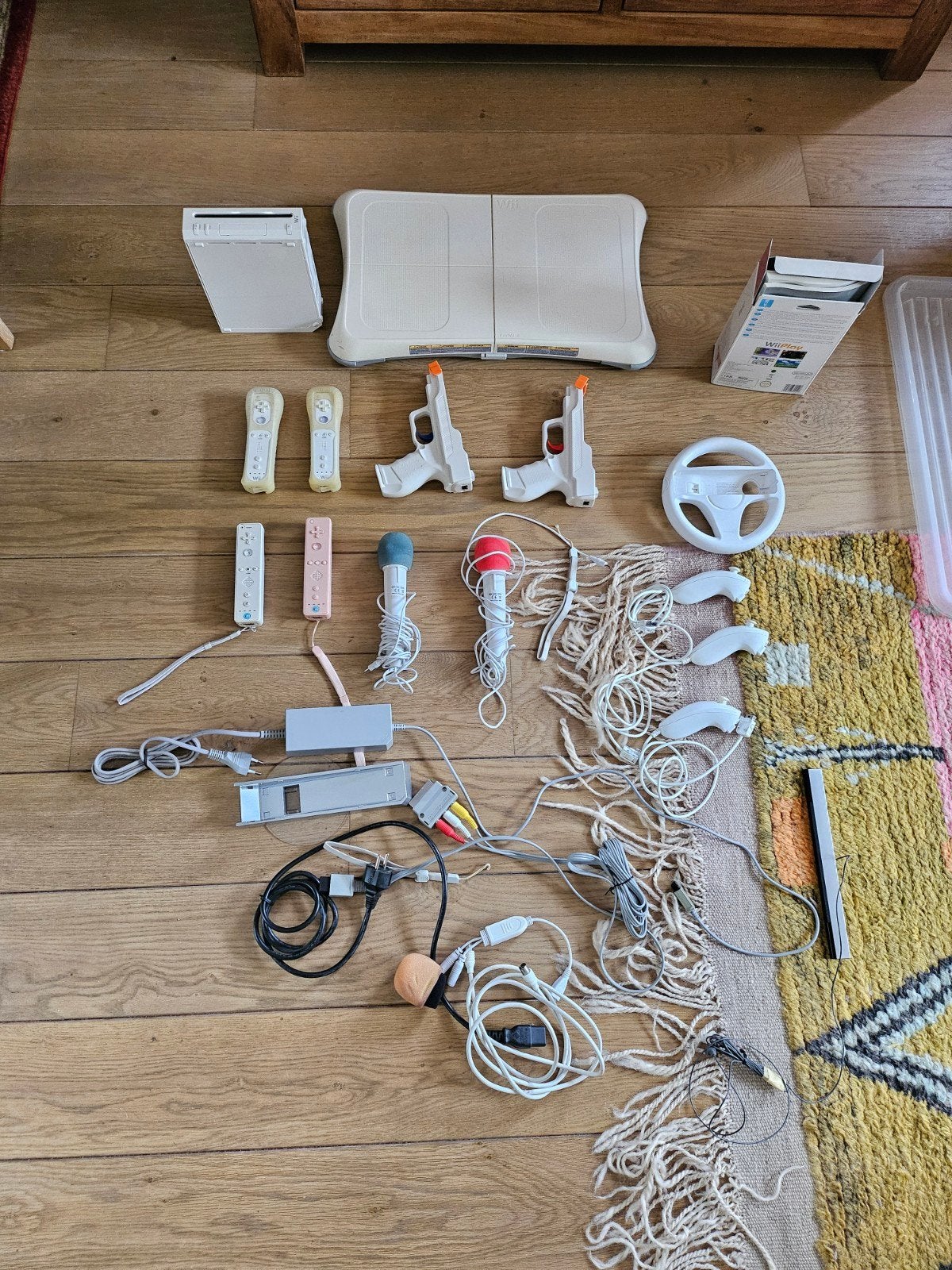 zeer complete WII set, Ophalen of Verzenden, Gebruikt, Met 3 controllers of meer, Met games