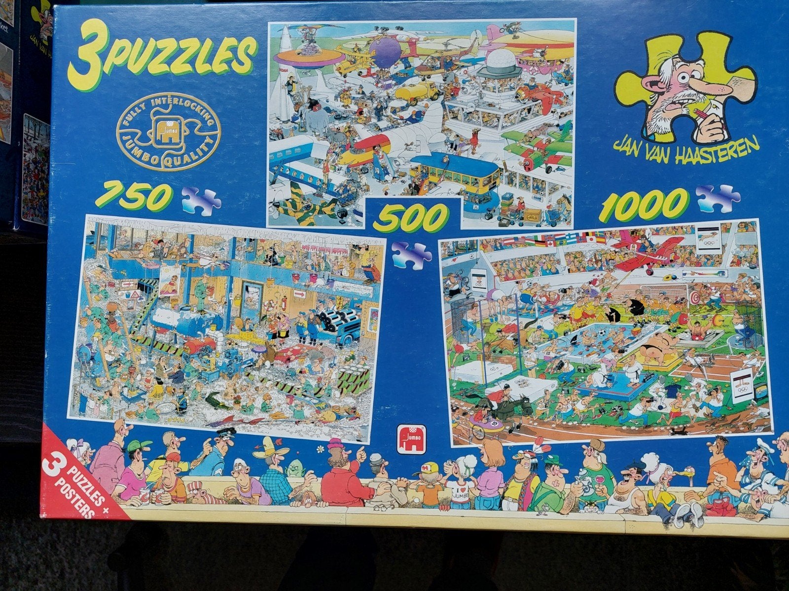 Jan van Haasteren puzzels, Ophalen, 500 t/m 1500 stukjes, Gebruikt