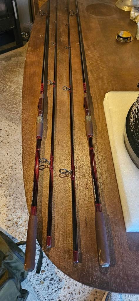 2 Fox Carpmaster Excel 12ft 2,5lb, Ophalen of Verzenden, Zo goed als nieuw, Werphengel