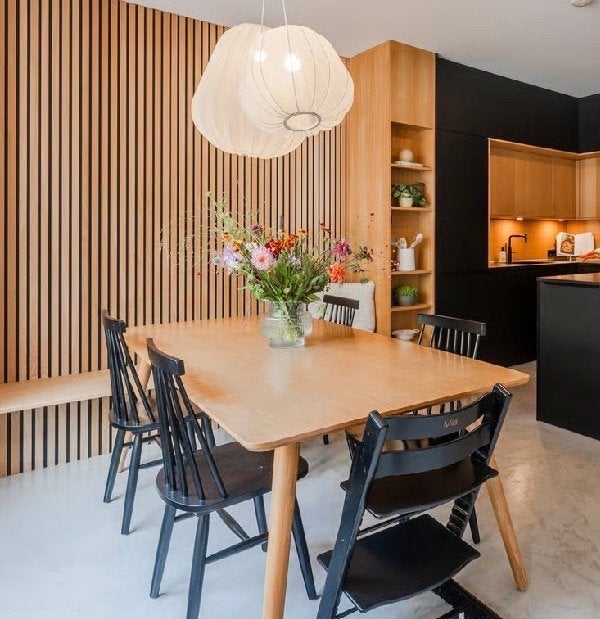Stijlvolle houten eettafel - perfect voor 4 personen, Ophalen, 100 tot 150 cm, 50 tot 100 cm, Modern